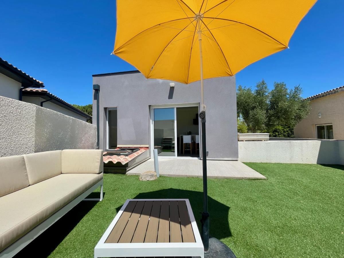 Appartement Souplex Jardin Proche Autoroute, Plages Et Attractions, Wifi - Tv, Calme Bessan Luaran gambar